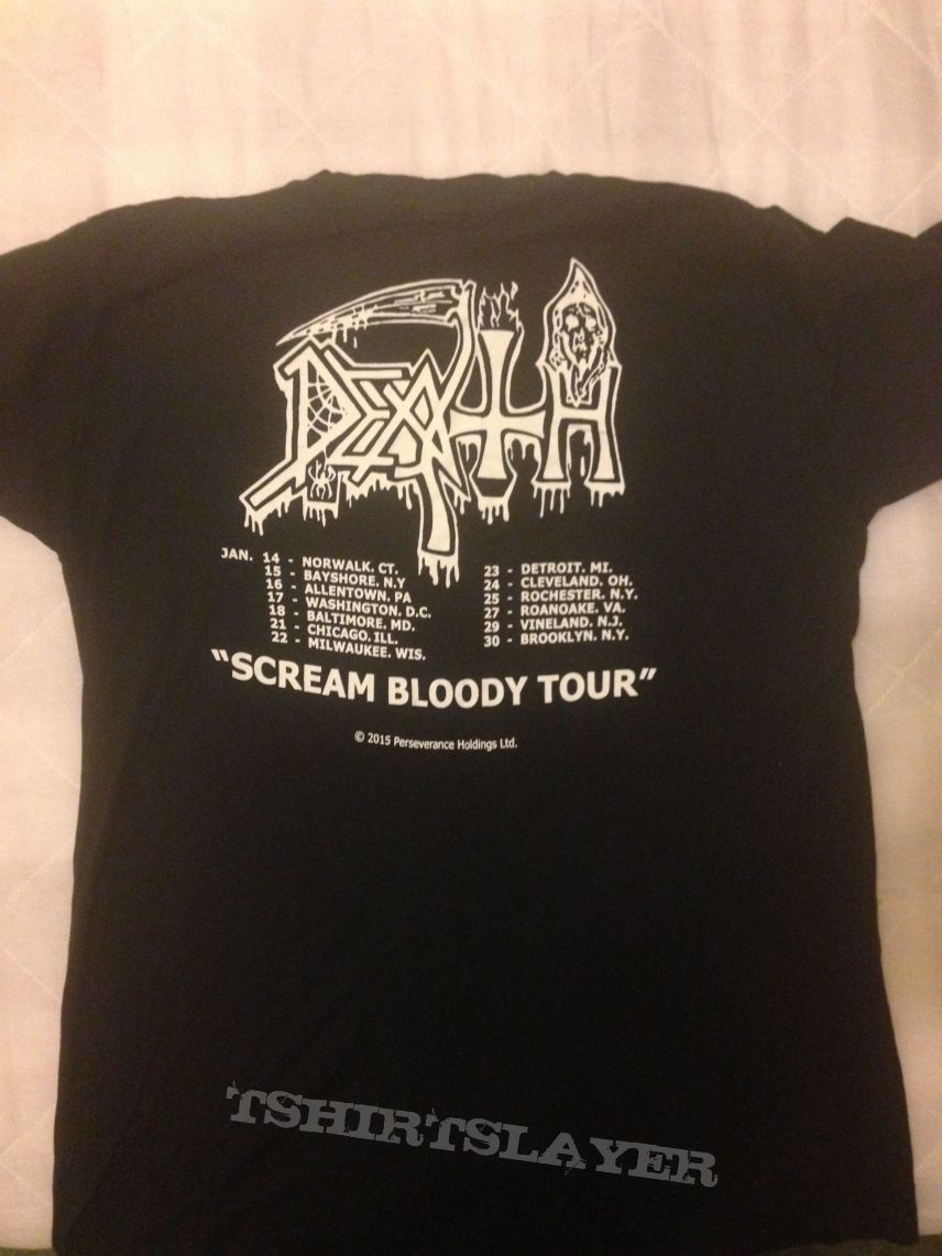 Death scream bloody tour 2015 reprint