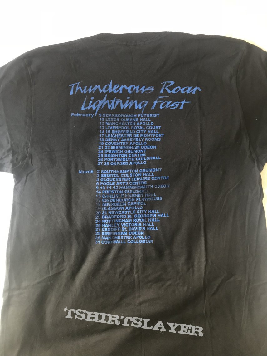 Thin Lizzy Thunder and lightning tour reprint 