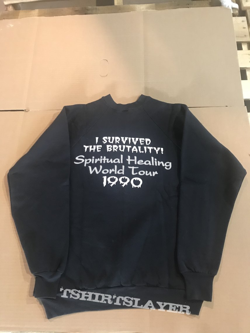 Death Spiritual Healing World Tour 1990 Sweater 