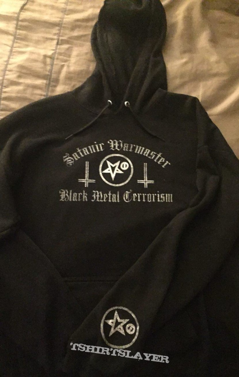 Satanic Warmaster Black Metal Terrorism hoodie