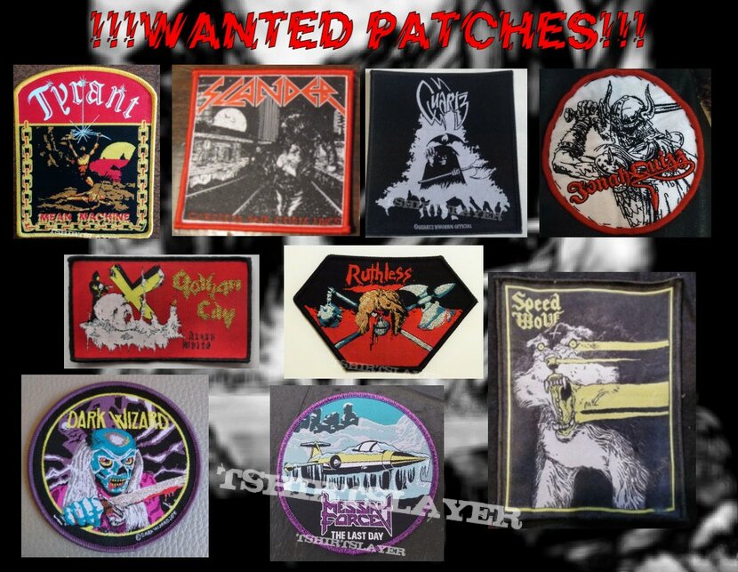 Heavy Metal WANTED Patches! Final hunt!