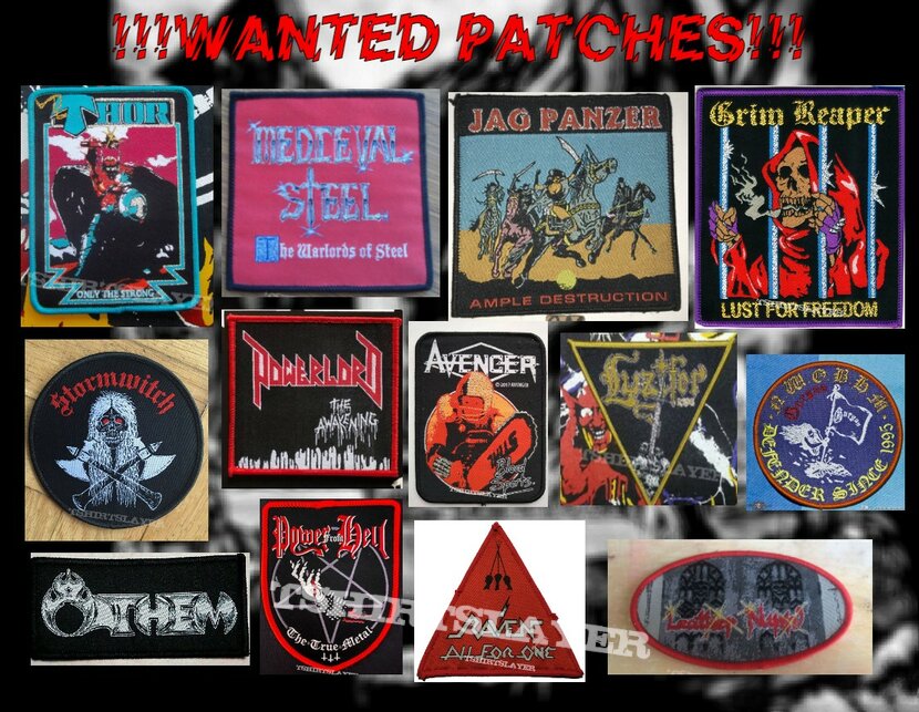 Heavy Metal WANTED Patches! Final hunt!