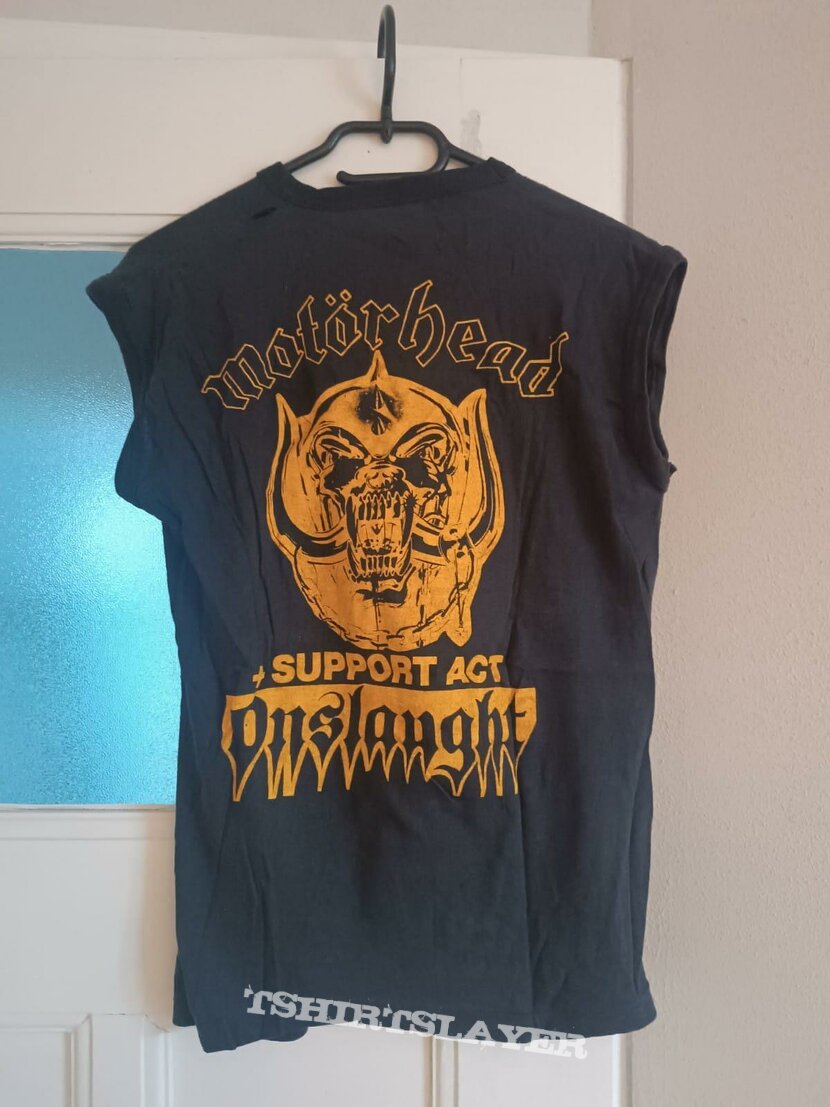 Motörhead Orgasmatron tanktop 1986 + support act Onslaught