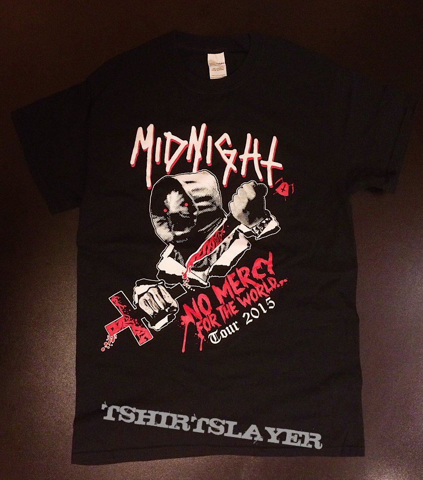 Midnight – No Mercy For The World 2015 Tour Shirt