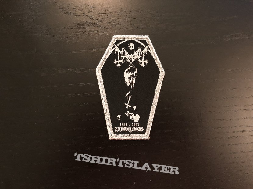 Mayhem - Euronymous coffin patch