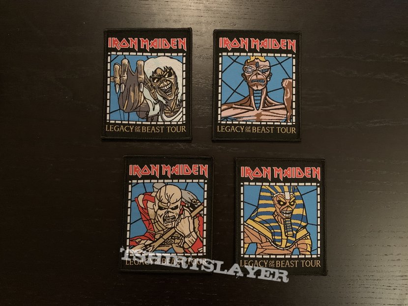 Iron Maiden - Legacy of the Beast tour patches