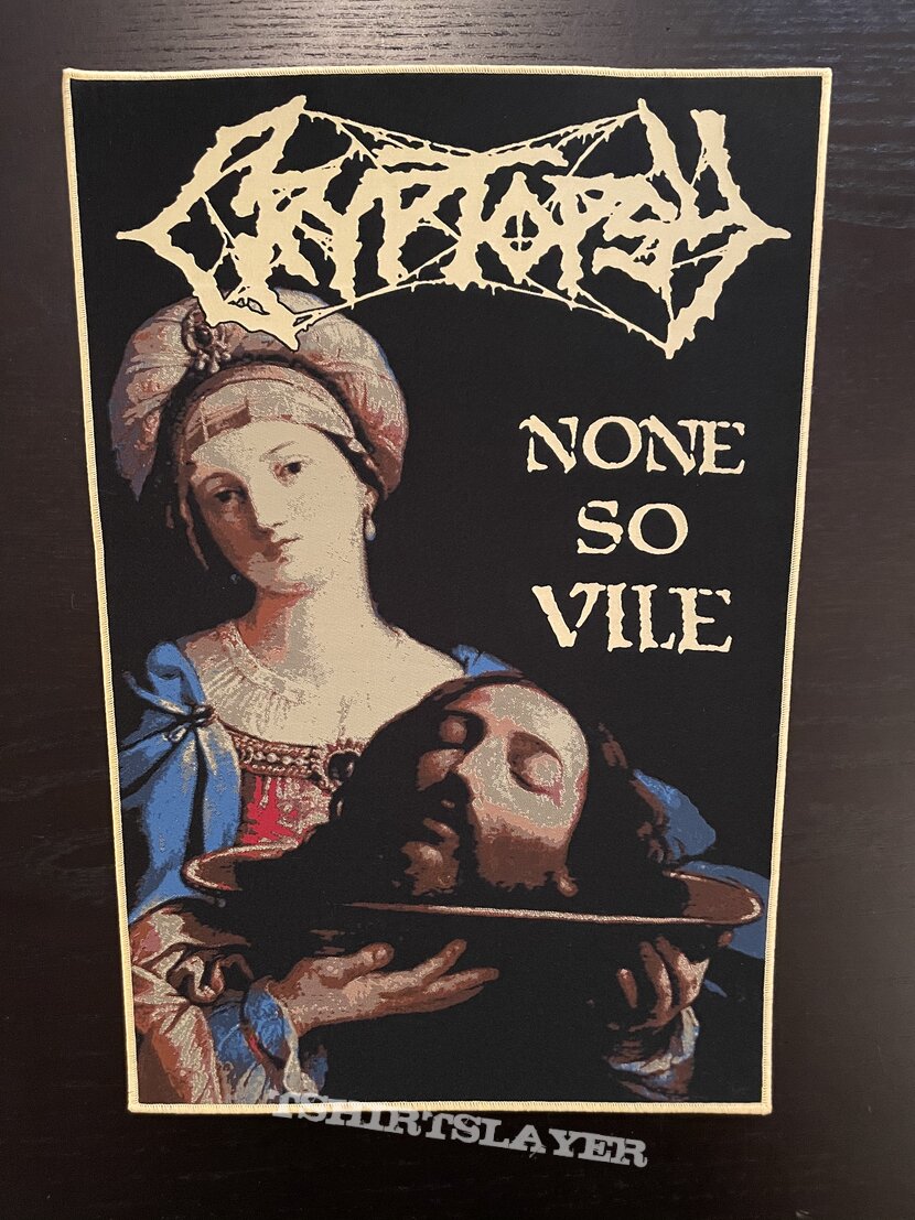 Cryptopsy - None So Vile back patch