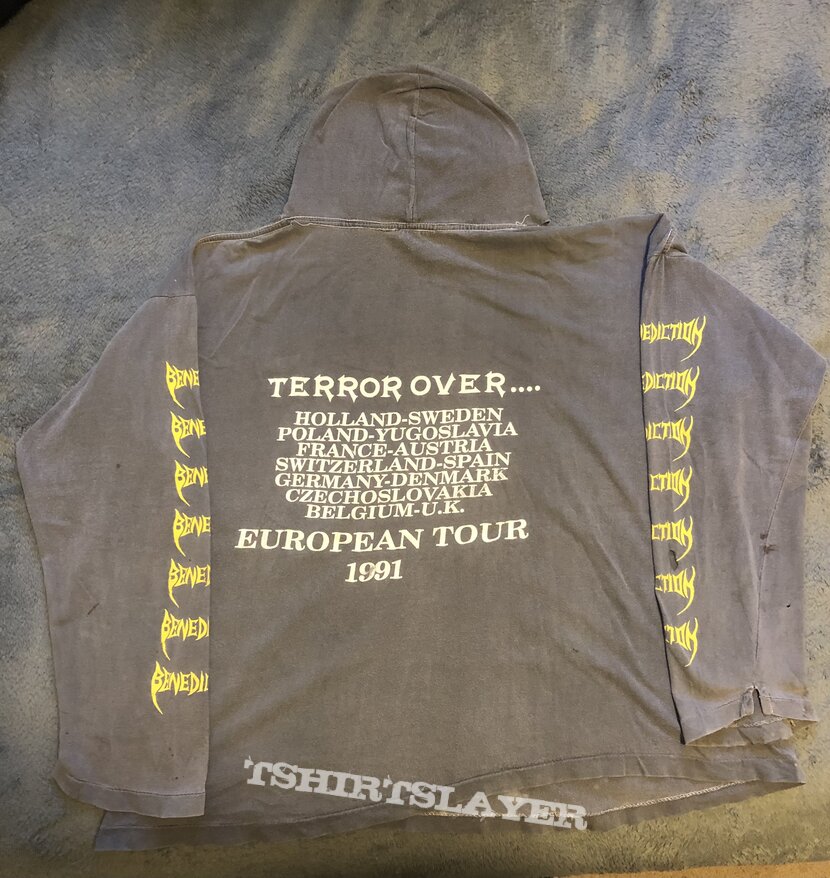 Benediction Terror Over Europe LS Shirt Hoodie