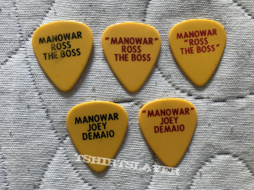 Manowar Picks tours 84 to 87