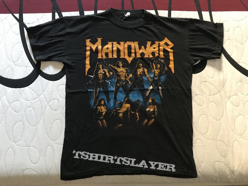 Manowar Fighting the World tour shirt 87 - European tour