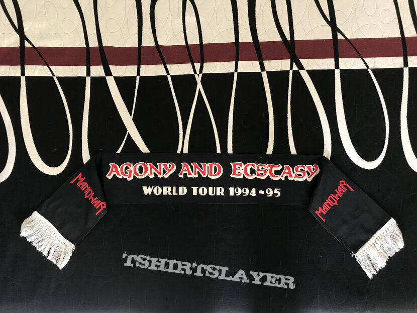 Manowar Agony &amp; Ecstasy tour 94 - tour scarf