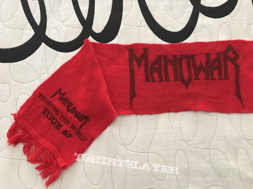 Manowar Fighting the World tour 87 - European tour scarf