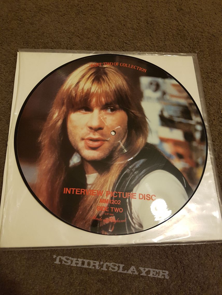 Iron Maiden Bruce Dickenson Picture Interview Disc