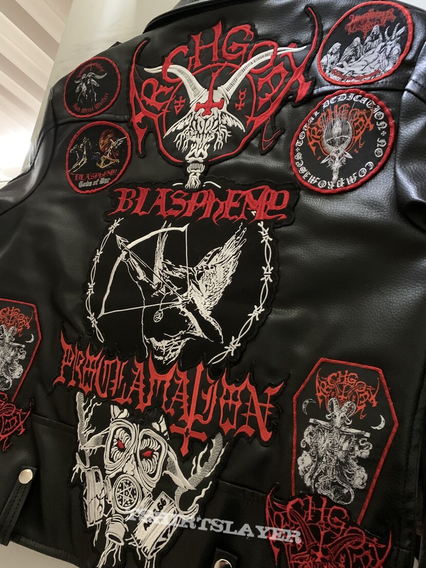 Blasphemy Bestial Faux Leather Jacket