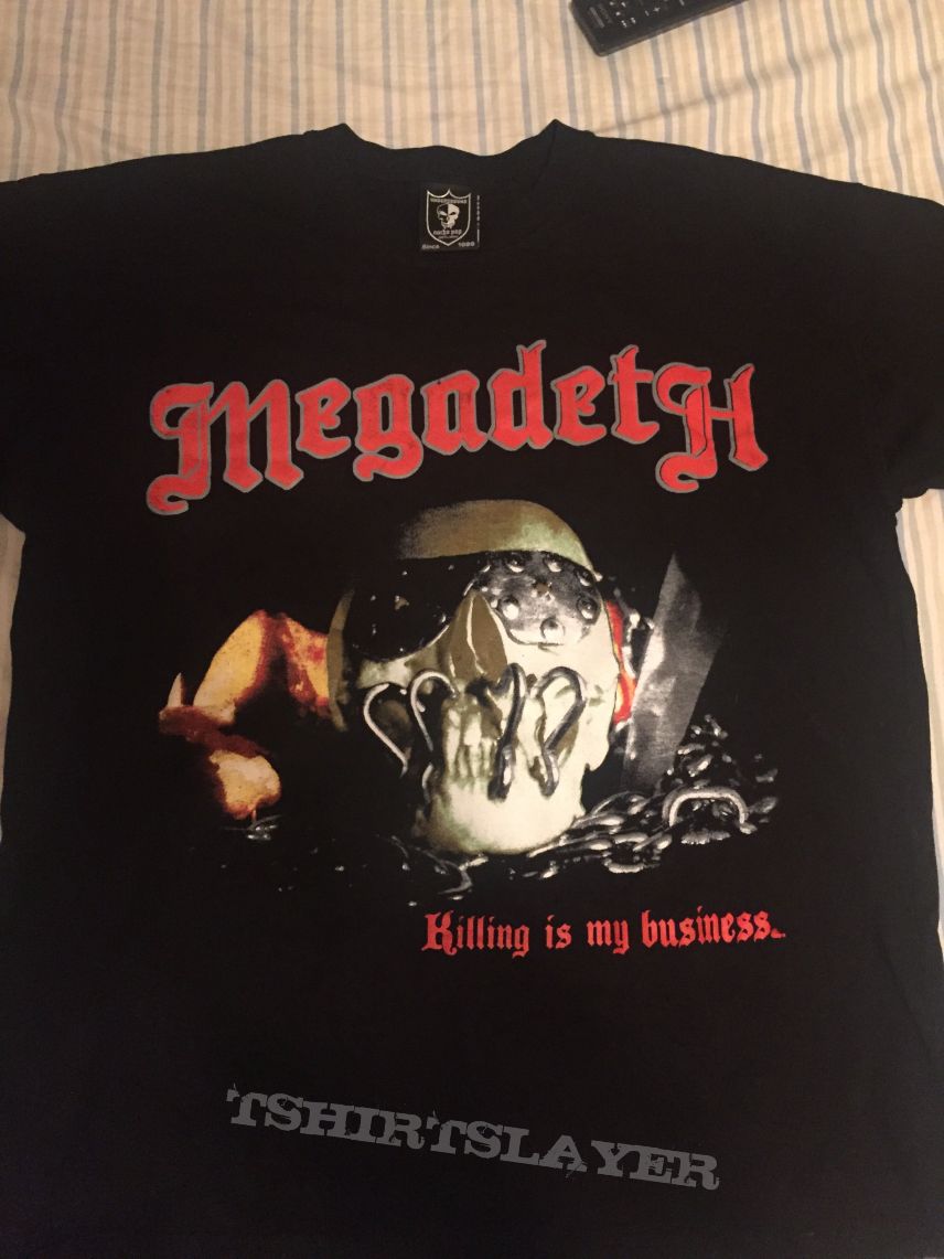 Megadeth Killing is my business T-Shirt | TShirtSlayer TShirt and  BattleJacket Gallery
