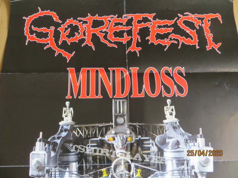 Gorefest - Mindloss Promo Poster Foundation2000