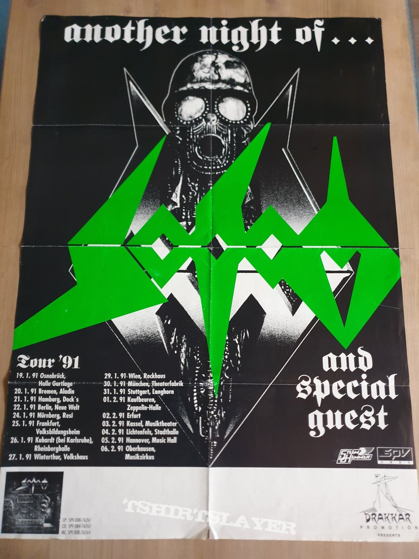 another night of Sodom Tourposter 91