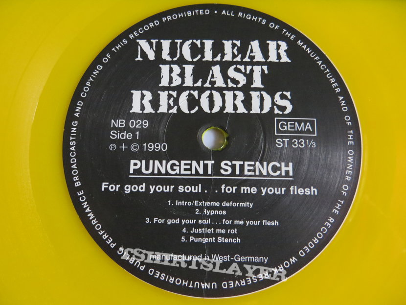 Pungent Stench coloured Vinyl 1st Presses Nuclear Blast Records