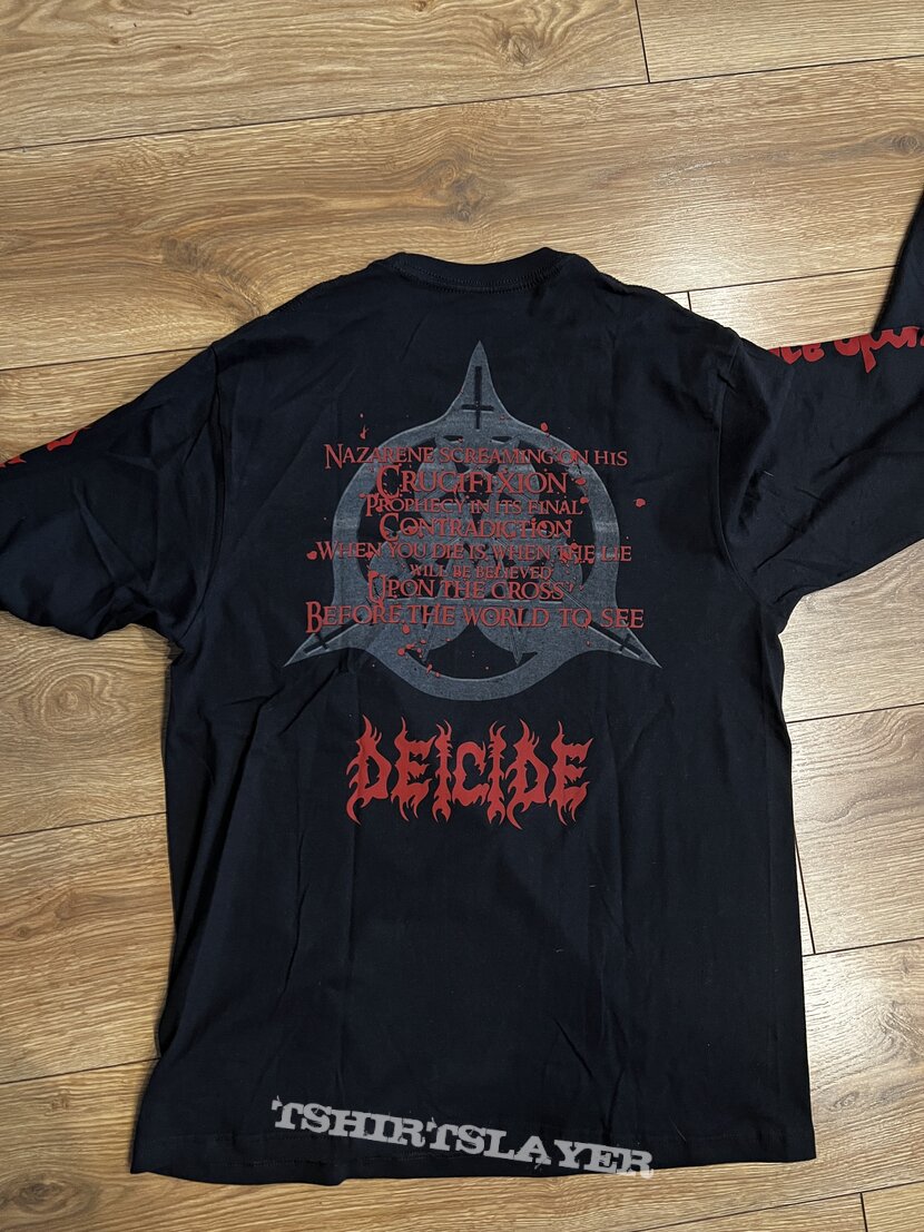 Deicide, Deicide - Once Upon The Cross ls TShirt or Longsleeve (archive ...