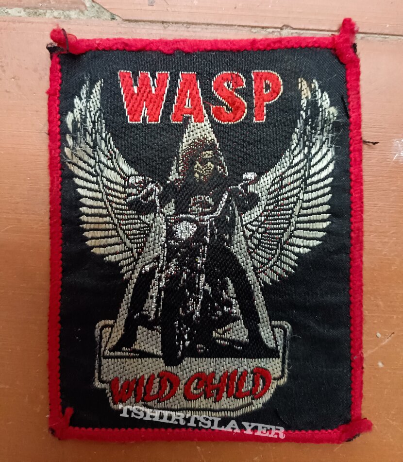 W.A.S.P. Wasp Wild child original Red border version 