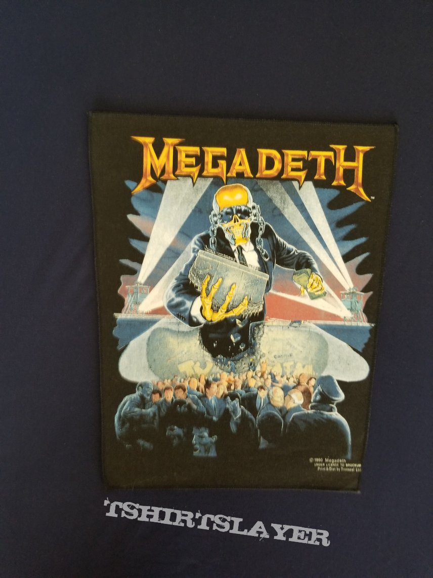 Megadeth Back Patch