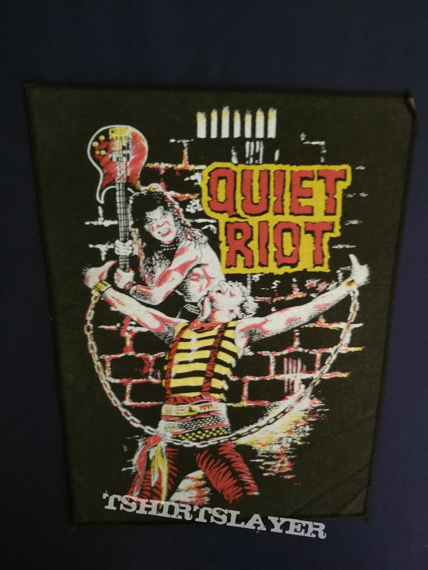 Quiet riot back patch 