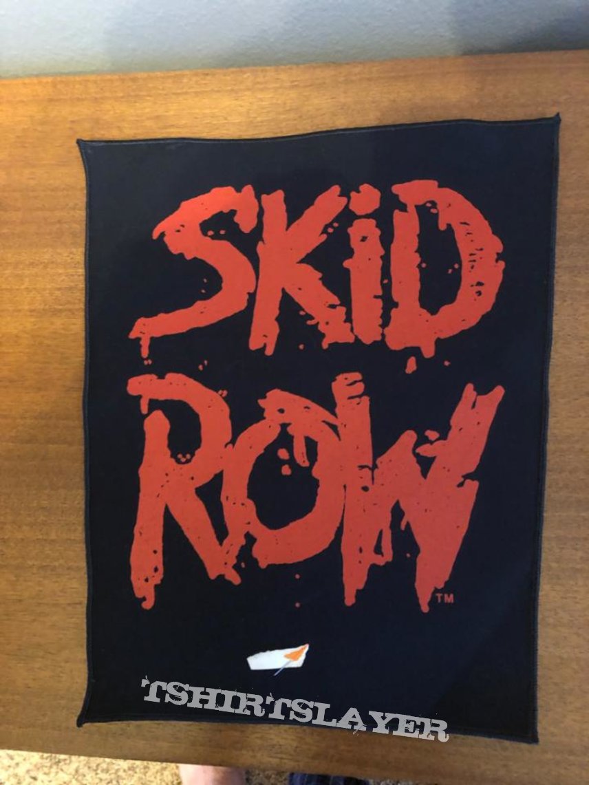 Skid row back patch 