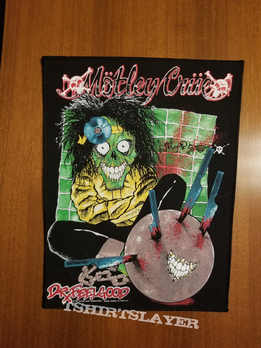 Mötley Crüe Motley Crue Dr Feelgood back Patch  