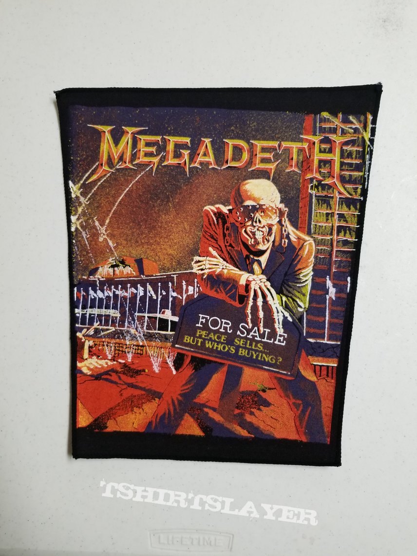 Megadeth back patch 