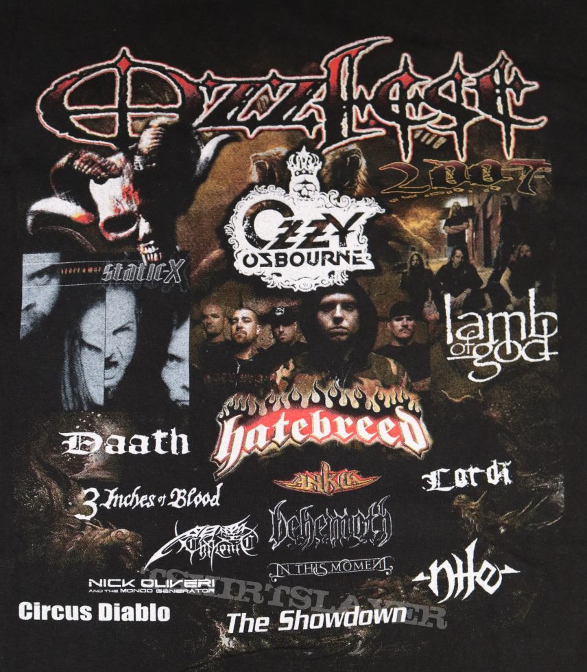 ozzfest 2007 tour dates