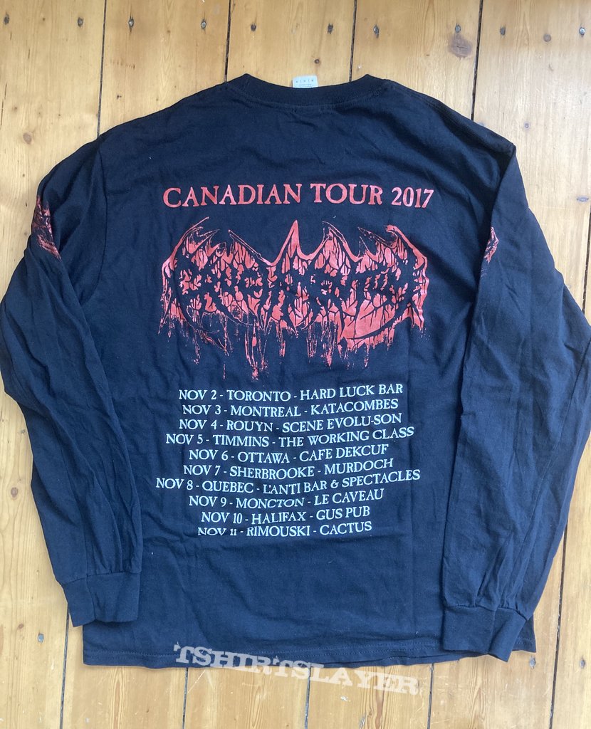 Cruciamentum - Canadian Tour 2017 Longsleeve Shirt