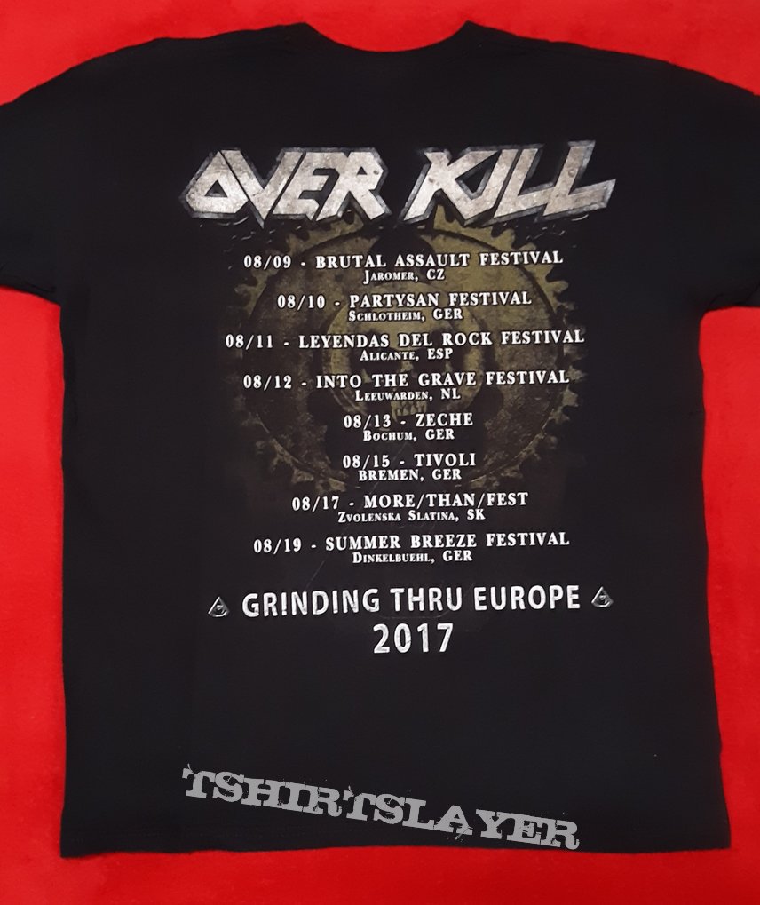 Overkill - Grinding Throu Europe 2017 Tour TS