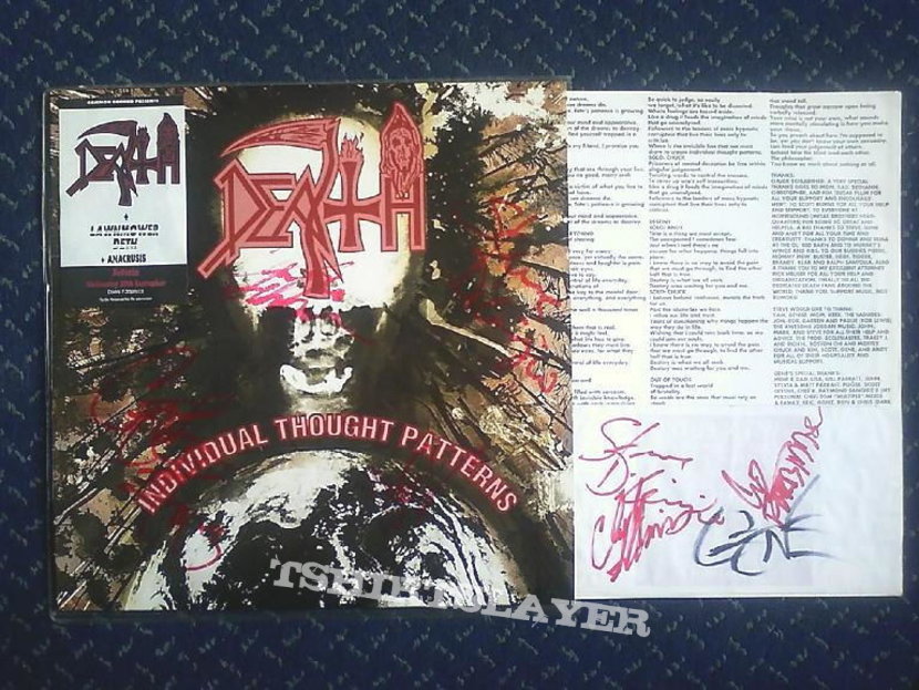 Death - Scream Bloody Gore / Individual Though Patterns LPs (Signed)