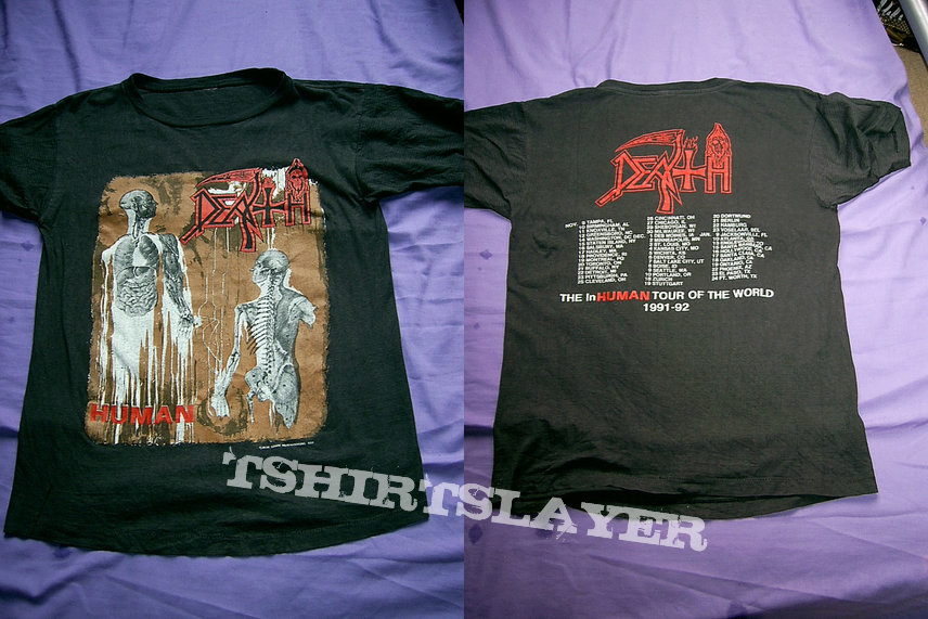 Death - The inHuman Tour of the World shirt