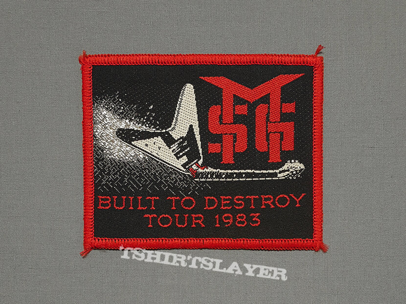 Michael Schenker Group - Built To Destroy Tour Patch