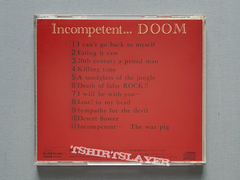 Doom - Incompetent... CD