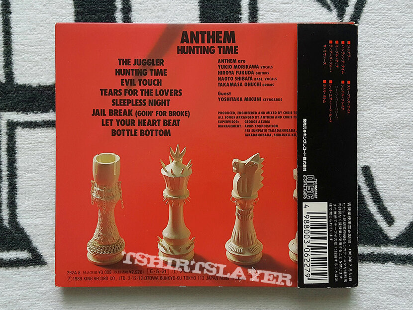 Anthem - Hunting Time CD