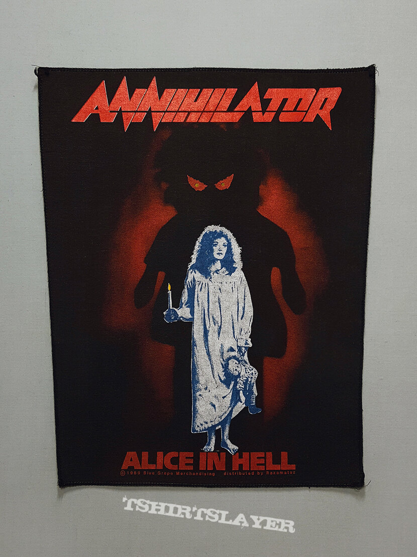 Annihilator - Alice In Hell Backpatch