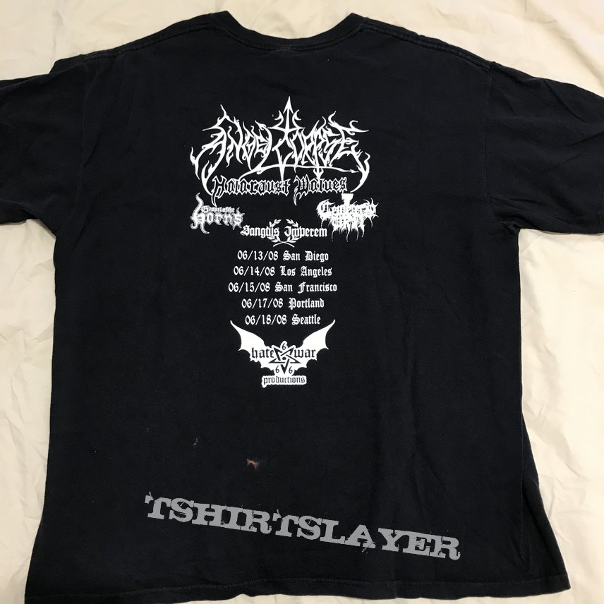 Angelcorpse Lightning Death Descends Tour | TShirtSlayer TShirt and ...