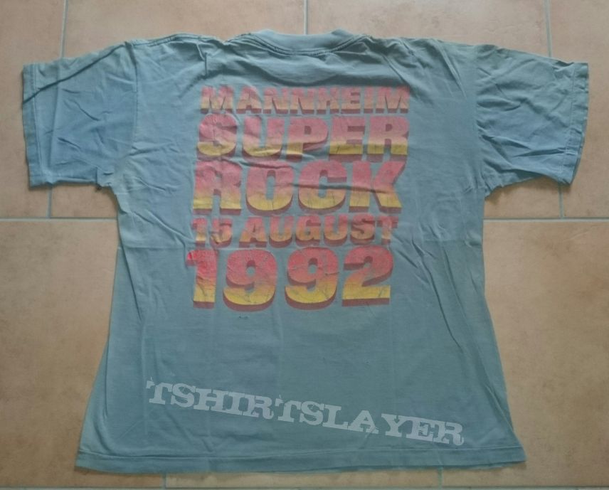 Iron Maiden Super Rock Mannheim 1992 Festival Shirt 