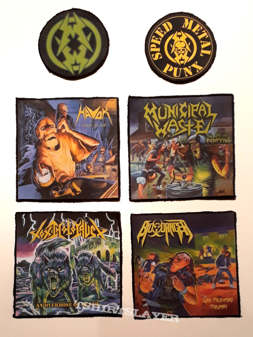 Municipal Waste D.I.Y Patches