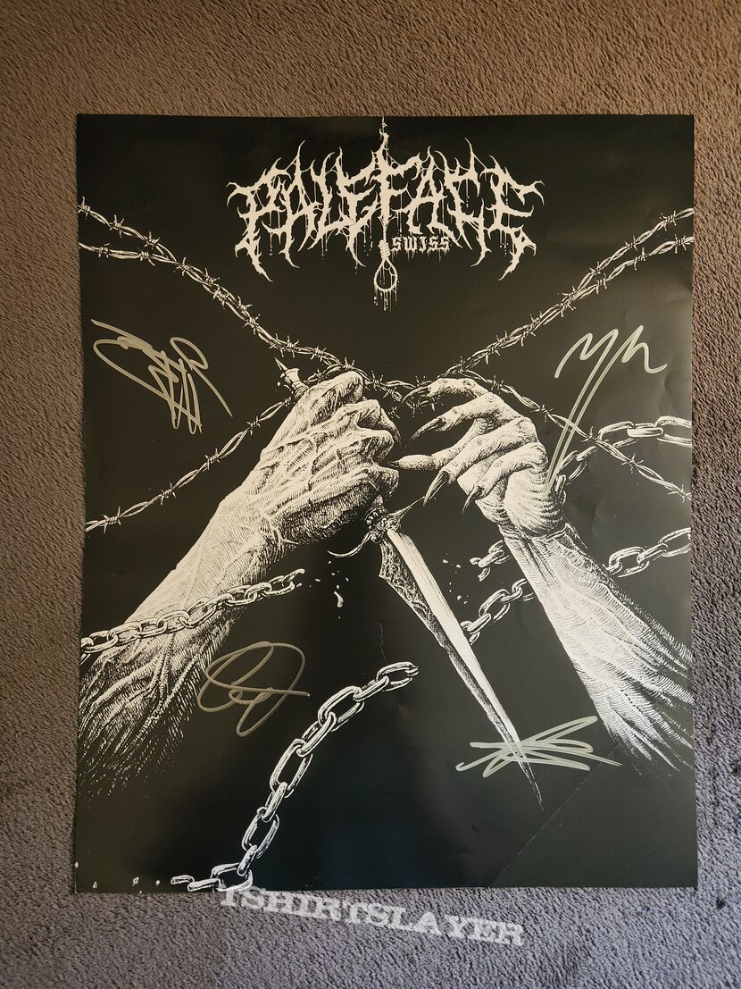 Paleface Deathtouch Signed Poster