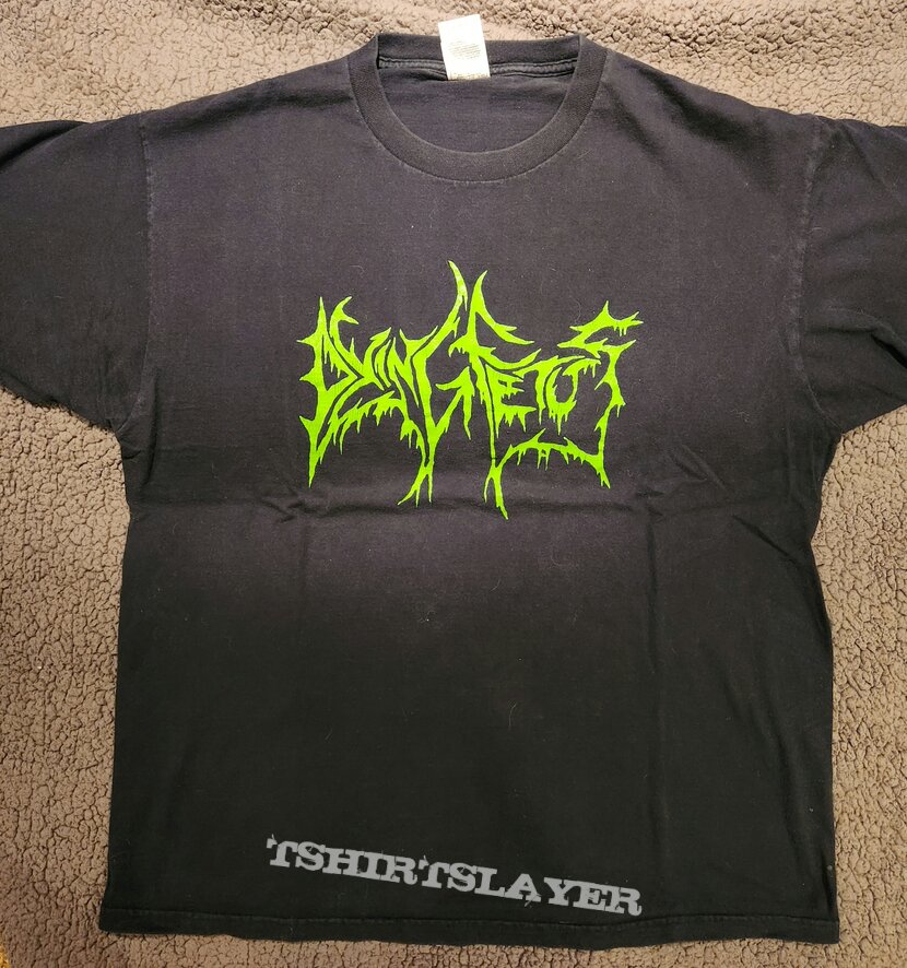 Dying Fetus Blunt Force Records Green Logo Shirt