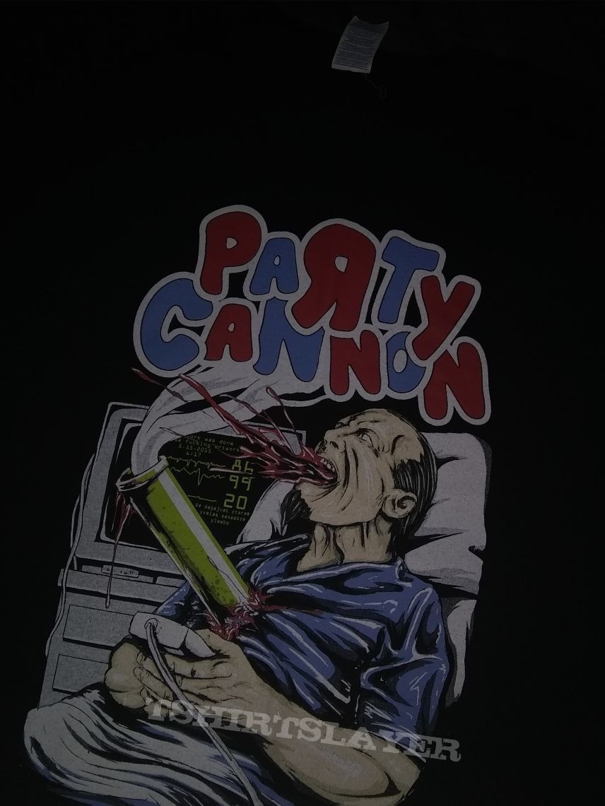 Party cannon bong hit hospitalisation shirt