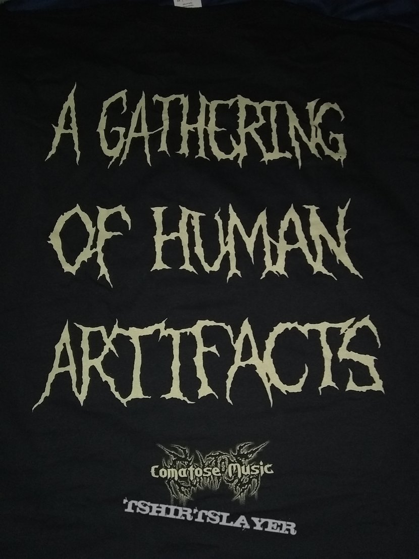 Mortal decay gathering of human artifacts shirt