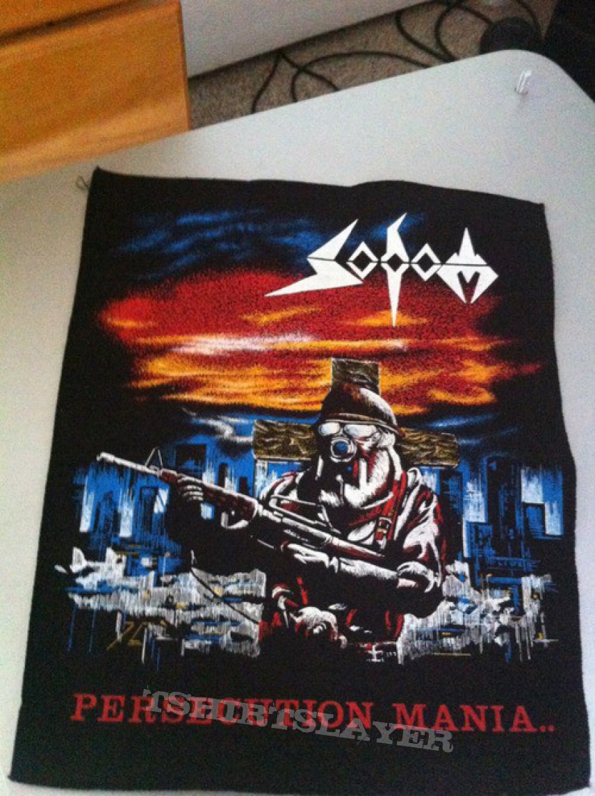 Sodom persecution mania backpatch