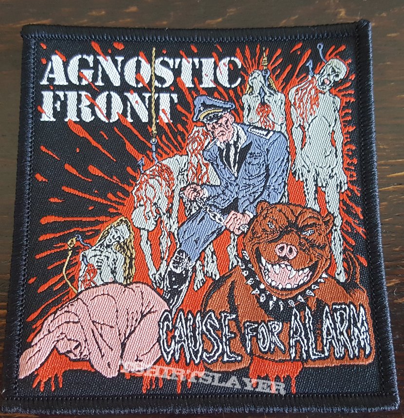 Agnostic Front - cause for alarm Patch