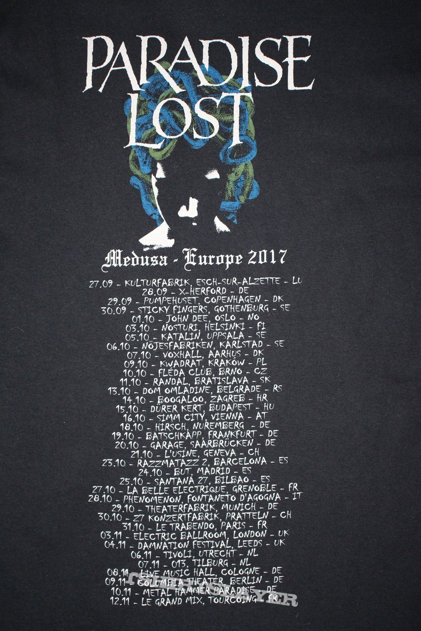 Paradise Lost Medusa Europe 2017