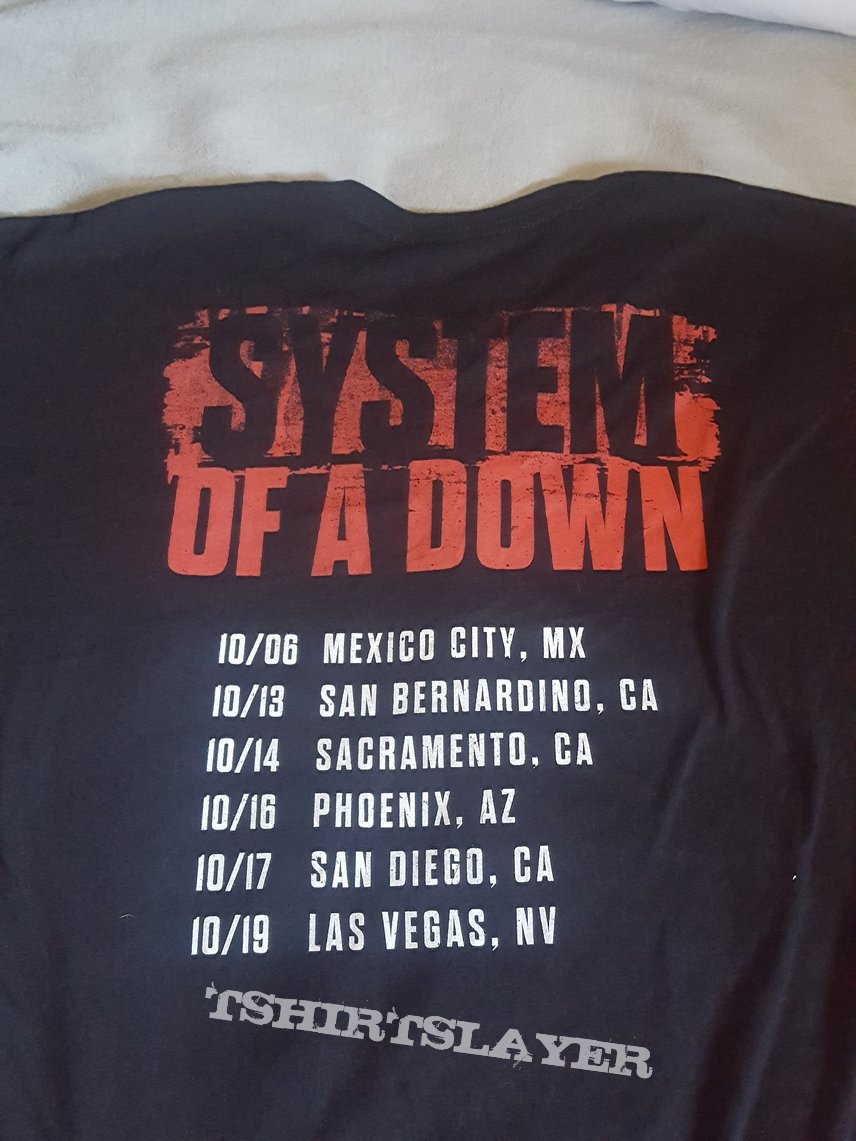 System Of A Down 2018 U.S. Tour shirt 