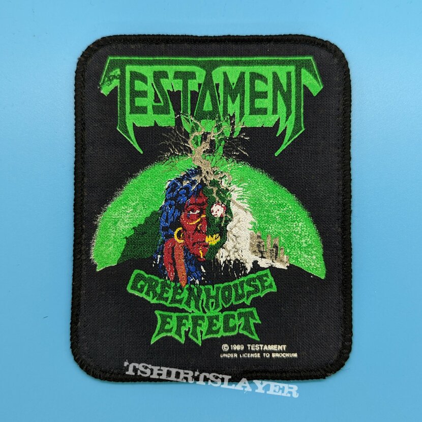 Testament &quot;Greenhouse Effect&quot; patch